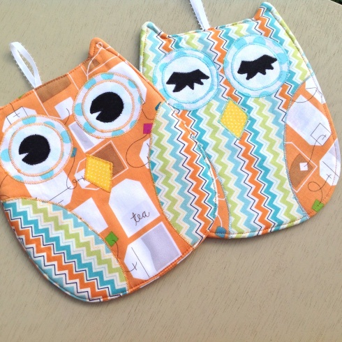 Hot who owl hot pads tutorial 